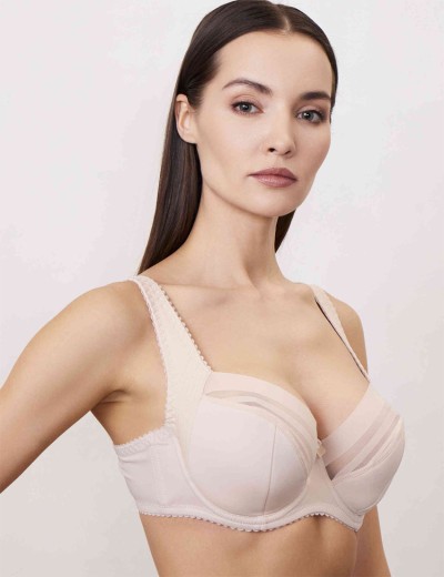 Бюстгальтер полумягкий Elli 9092 серебристый пион, Цвет: серебристый пион, Размеры: 90E, изображение 2