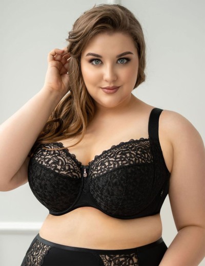 Бюстгальтер мягкий с подкроем Kris Line BETTY soft full cup черный, Цвет: черный, Размеры: 65HH, изображение 3