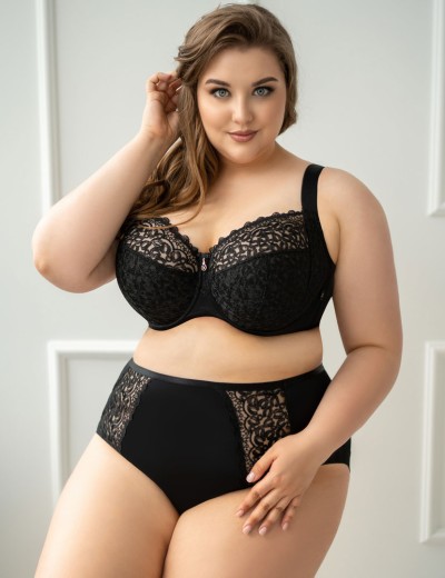 Бюстгальтер мягкий с подкроем Kris Line BETTY soft full cup черный, Цвет: черный, Размеры: 65HH, изображение 7