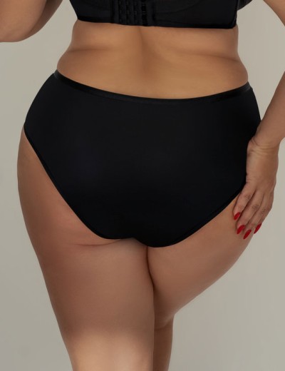 Трусы высокие Kris Line CASUAL high waist, Цвет: черный, Размеры: L, изображение 2