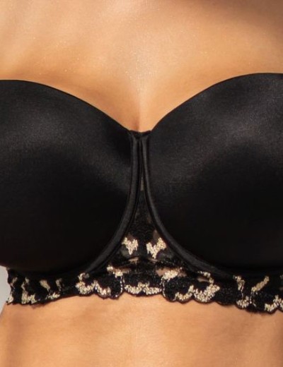 Бюстгальтер без лямок Kris Line VENUS balconette MHM черный, Цвет: черный, Размеры: 70K, изображение 4