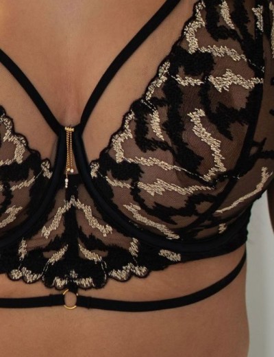 Мягкий бралетт на косточках Kris Line VENUS soft bralette черный, Цвет: черный, Размеры: 75E, изображение 3