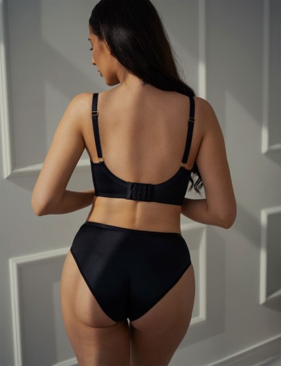 Мягкий бюстгальтер балконет Kris Line VENUS half cup soft черный, Цвет: черный, Размеры: 60E, изображение 6