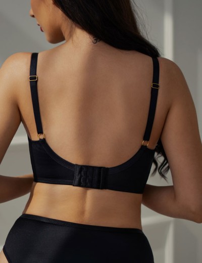 Мягкий бюстгальтер балконет Kris Line VENUS half cup soft черный, Цвет: черный, Размеры: 60E, изображение 2