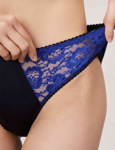 Трусы слипы Lina A 4960 ривьера-черный, Цвет: ривьера-черный, Размеры: S, изображение 3