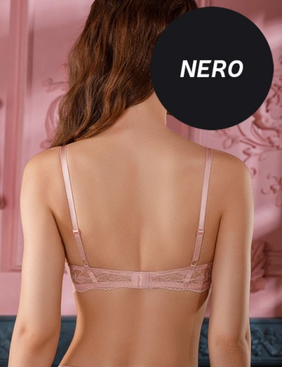 Мягкий бюстгальтер с поддержкой Mioocchi MALENA 8117 nero, Цвет: nero (черный), Размеры: 80C, изображение 3