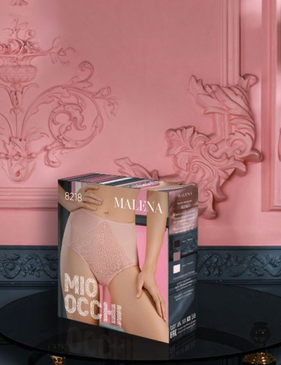 Высокие трусы слипы Mioocchi MALENA 8218 cipria, Цвет: cipria (пудровый), Размеры: L, изображение 5