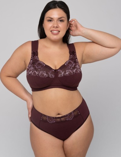 Трусы слипы хлопковые Valmira 2955/C вино с миндалем, Цвет: вино с миндалем, Размеры: M, изображение 2