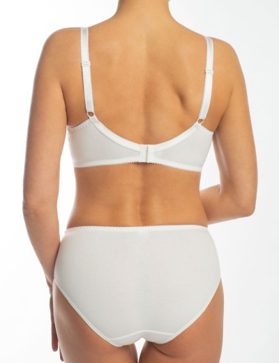 Трусы слипы хлопковые Valmira 2955/C белый с голубым, Цвет: белый с голубым, Размеры: M, изображение 4