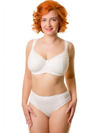 Трусики из хлопка Valmira 2929/C тисненое молоко, Цвет: тисненое молоко, Размеры: M, изображение 2