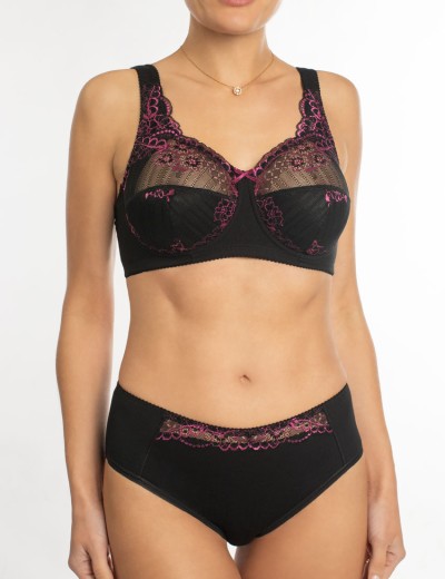 Хлопковый бюстгальтер без косточек Valmira 1205/C ночная азалия, Цвет: ночная азалия, Размеры: 85C, изображение 5