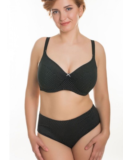 Трусики из хлопка Valmira 2929/C черный в крапинку, Цвет: черный в крапинку, Размеры: M, изображение 3