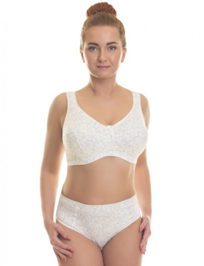 Трусики из хлопка Valmira 2929/C молоко с голубым, Цвет: молоко с голубым, Размеры: 3XL, изображение 4