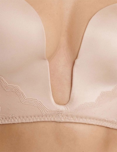 Бюстгальтер планж без косточек Esotiq INNA 40882 бежевый, Цвет: бежевый, Размеры: 75D, изображение 5