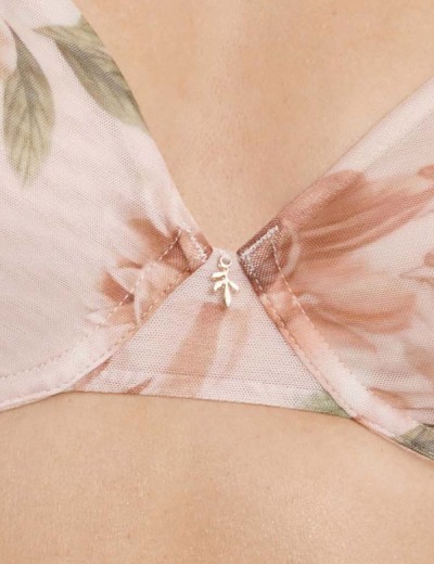 Бюстгальтер с мягкой чашкой Esotiq IONA 41017, Цвет: цветочный, Размеры: 80C, изображение 4