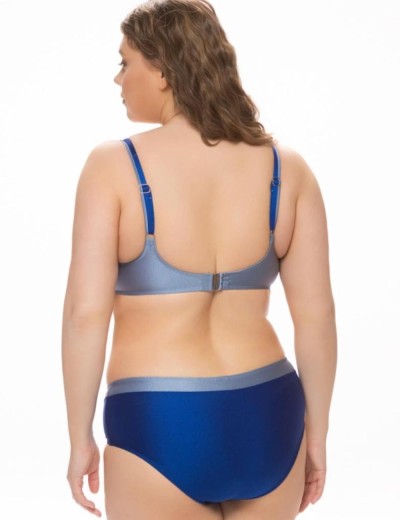 Купальник с мягкой чашкой на косточках Fianeta 3167 синий, Цвет: синий, Размеры: 100E, изображение 2