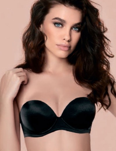 Бюстгальтер анжелика супер пуш-ап Infiore MICRO 2605 nero, Цвет: nero (черный), Размеры: 65B, изображение 3