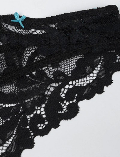 Кружевные трусы бразилиана Infiore PIZZO 5103 nero, Цвет: nero (черный), Размеры: XL, изображение 5