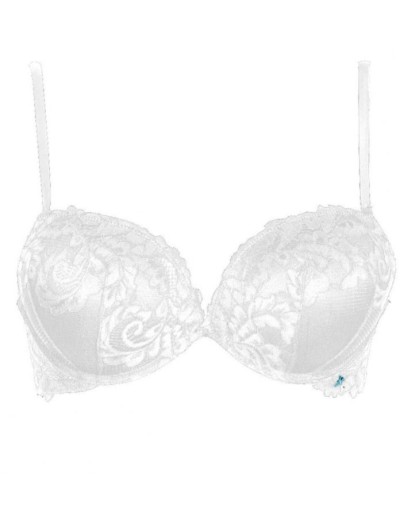 Бюстгальтер с двойным пуш-ап Infiore PIZZO 5500 bianco, Цвет: bianco (белый), Размеры: 65B, изображение 2