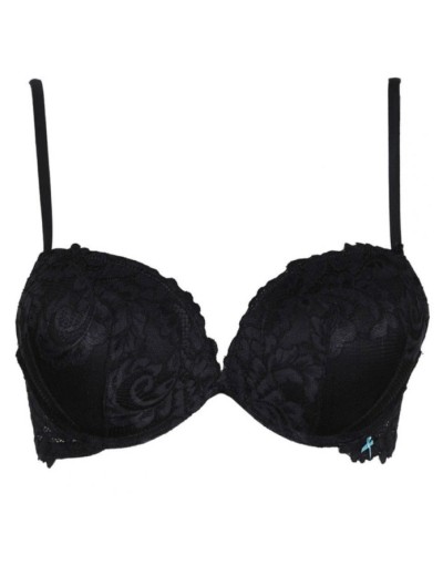 Бюстгальтер с двойным пуш-ап Infiore PIZZO 5500 nero, Цвет: nero (черный), Размеры: 65B, изображение 4