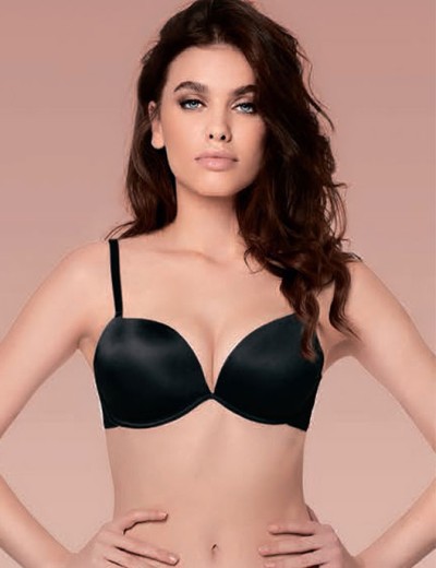 Бюстгальтер супер пуш-ап Infiore MICRO 2600 nero, Цвет: nero (черный), Размеры: 65B, изображение 3