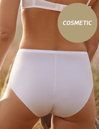 Завышенные хлопковые трусы Janira SKIN COTTON 1030806 cosmetic, Цвет: cosmetic (бежевый), Размеры: M, изображение 2