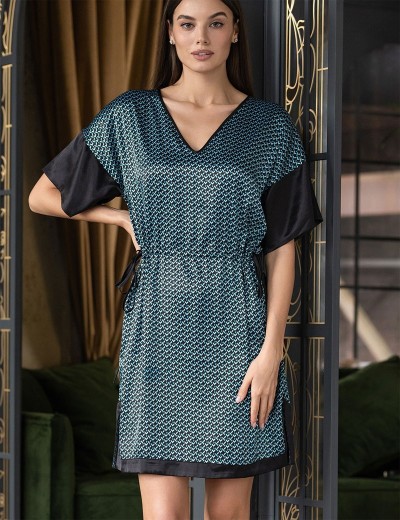 Туника женская домашняя Mia-Amore GENUA 7407, Цвет: голубой, Размеры: L/XL, изображение 3