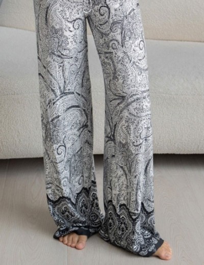 Комплект из трикотажной вискозы Mia-Amore LUCIA 1916, Цвет: молочный+узор, Размеры: 4XL, изображение 5