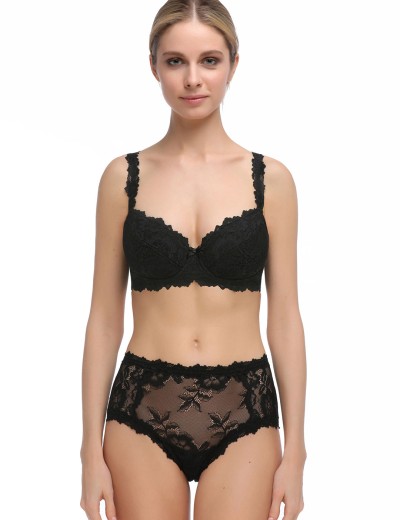 Бюстгальтер балконет Mioocchi VIVIAN 7587 nero, Цвет: nero (черный), Размеры: 95C, изображение 2