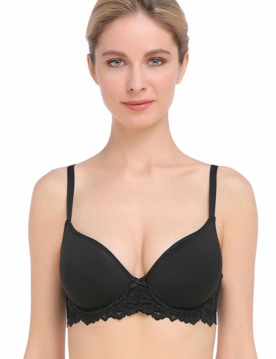 Бюстгальтер спейсер Mioocchi VIVIAN 7588 nero, Цвет: nero (черный), Размеры: 90C, изображение 3