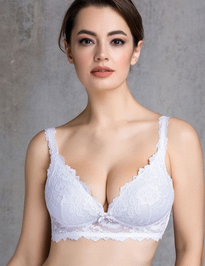 Бюстгальтер бралетт без косточек Mioocchi VIVIAN 7589 bianco, Цвет: bianco (белый), Размеры: 85B, изображение 5