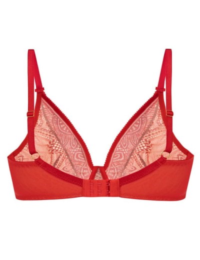 Кружевной бюстгальтер на косточках Mefemi DESIRE M bralette красный, Цвет: красный, Размеры: 70E, изображение 6