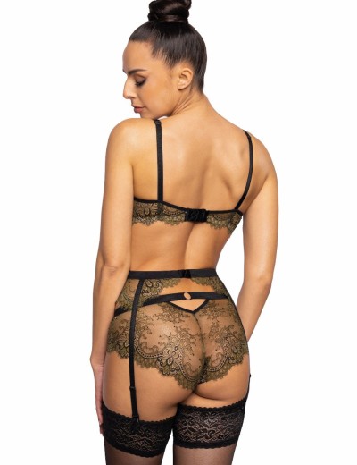 Бюстгальтер пуш-ап MAT CHELSEA M-3703-11 khaki-czarny, Цвет: зеленый, Размеры: 85B, изображение 7