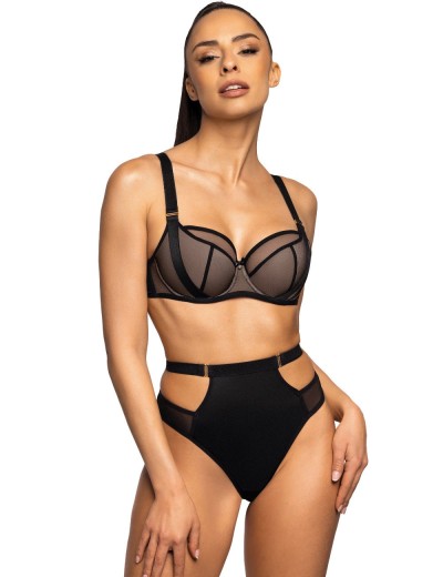 Бюстгальтер полумягкий MAT DENISE M-0201-21 czarny, Цвет: черный, Размеры: 90C, изображение 5