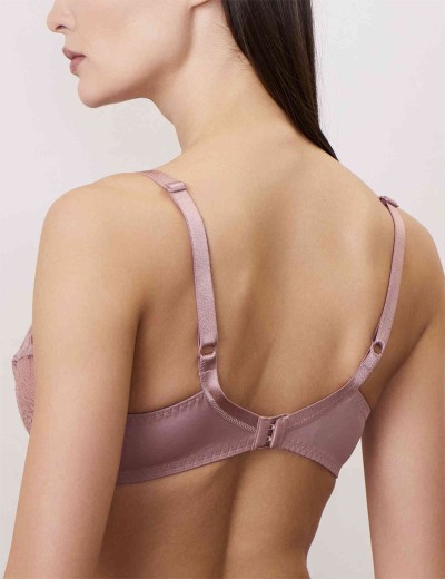 Бюстгальтер мягкая чашка балконет Milavitsa 124970 камелия, Цвет: камелия, Размеры: 75F, изображение 2