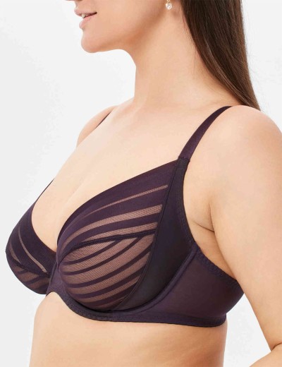 Бюстгальтер-минимайзер мягкий Milavitsa 127630 джем/нюд, Цвет: джем/нюд, Размеры: 75E, изображение 3