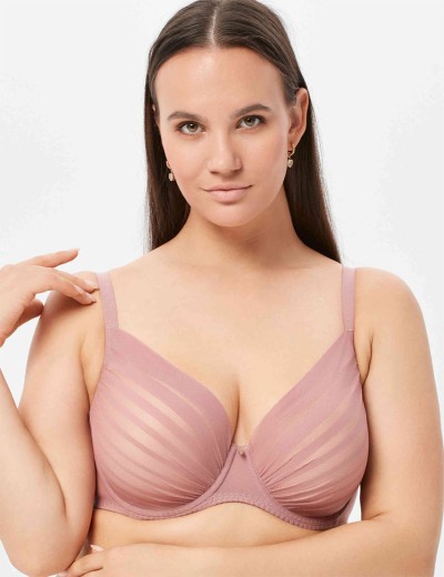 Бюстгальтер с формованной чашкой Milavitsa 127650 камелия/нюд, Цвет: камелия/нюд, Размеры: 85B, изображение 3