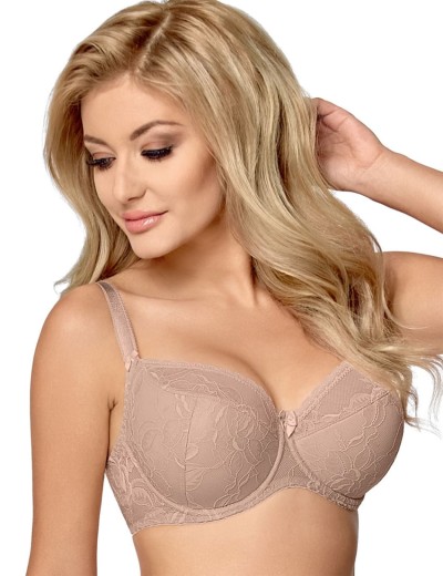 Бюстгальтер полумягкий Nipplex TATIANA PU мокка, Цвет: мокка, Размеры: 65M, изображение 3