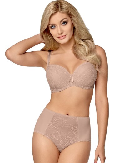 Бюстгальтер балконет Nipplex TATIANA U мокка, Цвет: мокка, Размеры: 85E, изображение 4