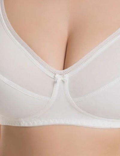 Бюстгальтер бескаркасный хлопковый Valmira 1103 белый, Цвет: белый, Размеры: 75D, изображение 5