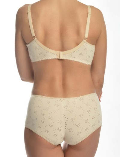 Бюстгальтер бескаркасный хлопковый Valmira 1103 бежевый, Цвет: бежевый, Размеры: 80D, изображение 5