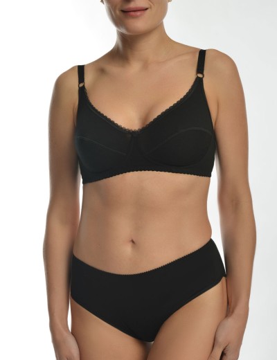 Трусы слипы хлопковые Valmira 2923 черный, Цвет: черный, Размеры: S, изображение 3