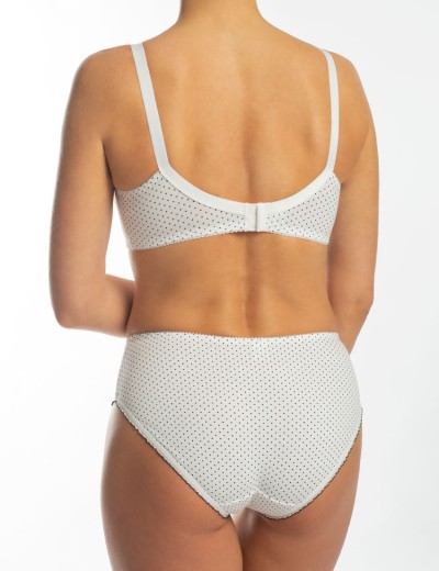 Хлопковый бюстгальтер для кормления Valmira 1123/C белый в крапинку, Цвет: белый в крапинку, Размеры: 85B, изображение 9