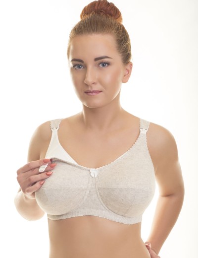 Льняной бюстгальтер для кормления Valmira 1131/L, Цвет: лен, Размеры: 105D, изображение 5