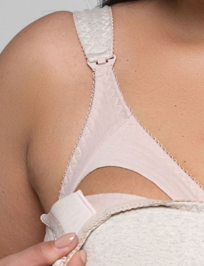 Льняной бюстгальтер для кормления Valmira 1131/L, Цвет: лен, Размеры: 105D, изображение 4