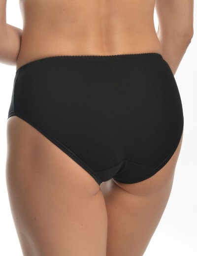 Трусы слипы хлопковые Valmira 2923 черный, Цвет: черный, Размеры: S, изображение 2