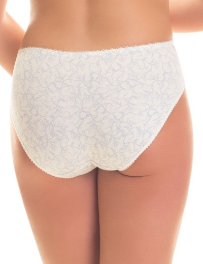 Трусики из хлопка Valmira 2929/C молоко с голубым, Цвет: молоко с голубым, Размеры: 3XL, изображение 2