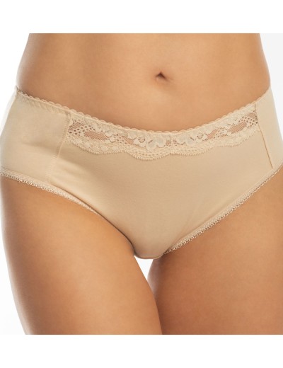 Трусы слипы хлопковые Valmira 2955/C бежевый, Цвет: бежевый, Размеры: M, изображение 3