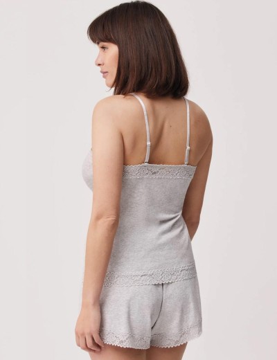 Женская пижама с шортами Ysabel Mora 10559 SET серый, Цвет: серый, Размеры: S, изображение 2