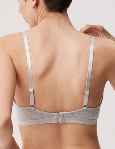 Бюстгальтер из микромодала Ysabel Mora 10569 LINGERIE серый, Цвет: серый, Размеры: 90B, изображение 2